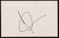 6t091 ANDY GARCIA signed 5.5 x 8.5 index card '90s can be framed together with a repro still!
