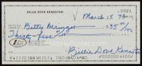 6t172 BILLIE DOVE signed canceled check '93 can be framed with a vintage or repro still!