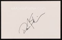 6t101 DAVID SCHWIMMER signed 5.5 x 8.5 index card '90s can be framed together with a repro still!