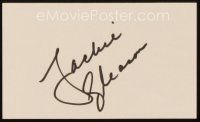 6t154 JACKIE GLEASON signed 3x5 index card '80s can be framed & displayed with a repro still!