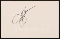 6t113 JENNIFER ANISTON signed 5.5 x 8.5 index card '90s can be framed together with a repro still!