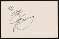 6t114 JIM CARREY signed 5.5 x 8.5 index card '90s can be framed together with a repro still!