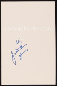 6t116 JULIETTE LEWIS signed 5.5 x 8.5 index card '90s can be framed together with a repro still!
