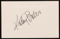 6t120 KATHY BATES signed 5.5 x 8.5 index card '90s can be framed together with a repro still!