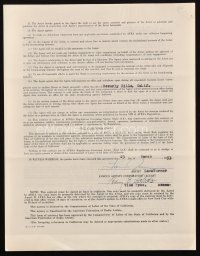 6t044 LANA TURNER signed contract '53 joining the American Federation of Radio Artists!
