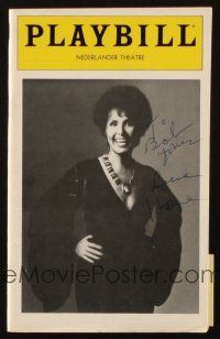 6t201 LENA HORNE signed playbill '82 when she appeared on stage in The Lady and Her Music!