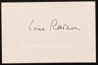6t128 LUISE RAINER signed 5.5 x 8.5 index card '90s can be framed together with a repro still!