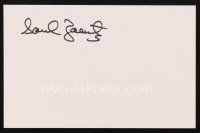 6t135 SAUL ZAENTZ signed 5.5 x 8.5 index card '90s can be framed together with a repro still!
