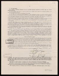 6t084 SINBAD signed contract '90 joining the American Federation of Television & Radio Artists!