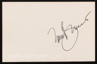 6t139 TONY BENNETT signed 5.5 x 8.5 index card '90s can be framed together with a repro still!