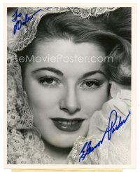 6t349 ELEANOR PARKER signed 8x10 still '46 super c/u soon to appear in Of Human Bondage by Welborne