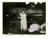 6t367 JULIE HARRIS signed 8x10 still '63 looking terrified standing on staircase from The Haunting!