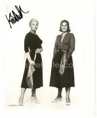 6t625 KIM NOVAK signed 8x10 REPRO still '80s as both brunette & blonde from Hitchcock's Vertigo!