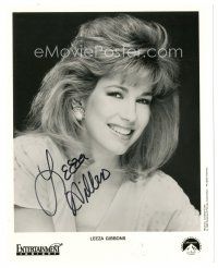 6t374 LEEZA GIBBONS signed TV 8x10 still '88 when she appeared on Entertainment Tonight!