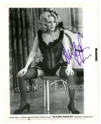 6t380 MADELINE KAHN signed 8x10 still '74 as sexy showgirl Lili Von Shtupp from Blazing Saddles!