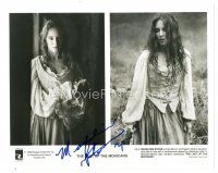 6t382 MADELINE STOWE signed 8x10 still '92 split image from Last of the Mohicans!