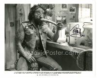 6t410 TOMMY CHONG signed 8x10 still '80 smoking enormous pipe from Cheech & Chong's Next Movie!