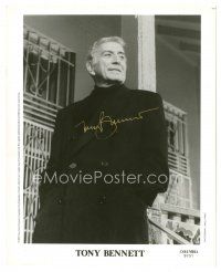 6t435 TONY BENNETT signed 8x10 music publicity still '97 portrait of the singer by Nigel Parry!