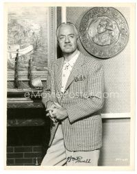 6t412 WILLIAM POWELL signed 8x10 still '55 candid portrait out of character from Mister Roberts!