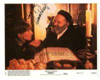 6t390 NEHEMIAH PERSOFF signed 8x10 mini LC #2 '83 close up with Barbra Streisand in Yentl!