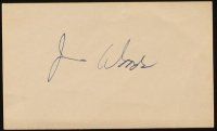 6t163 JAMES WOODS signed 3x5 index card + REPRO '80s can be framed & displayed together!