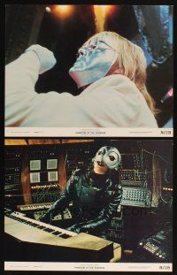 6w920 PHANTOM OF THE PARADISE 2 color 11x14 stills '74 Brian De Palma, crazy masked Paul Williams!
