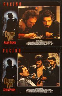 6w780 CARLITO'S WAY 2 LCs '93 Al Pacino, Sean Penn, John Leguizamo, Brian De Palma directed!