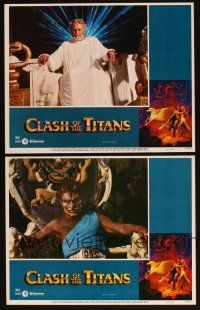 6w786 CLASH OF THE TITANS 2 LCs '81 Laurence Olivier, fantasy border art by Hildebrandt!