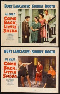 6w788 COME BACK LITTLE SHEBA 2 LCs '53 Burt Lancaster, Shirley Booth, Richard Jaeckel!