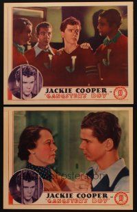 6w824 GANGSTER'S BOY 2 LCs '38 Jackie Cooper goes behind bars, Louise Lorimer!
