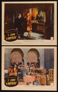 6w853 I LOVE A MYSTERY 2 LCs '45 Jim Bannon discovers Oriental shrine in San Francisco!
