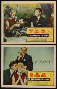 6w859 IT HAPPENED TO JANE 2 LCs '59 pretty Doris Day, Jack Lemmon, Ernie Kovacs!