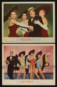 6w874 LES GIRLS 2 LCs '57 Gene Kelly + sexy dancers Mitzi Gaynor, Kay Kendall & Taina Elg!