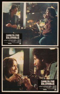 6w882 LOOKING FOR MR. GOODBAR 2 LCs '77 close up of Diane Keaton & young Richard Gere at bar!