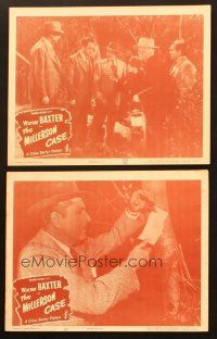 6w896 MILLERSON CASE 2 LCs '47 stolen kisses led to murder, Warner Baxter as the Crime Doctor!