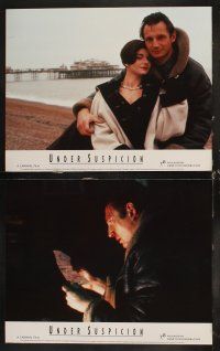 6w235 UNDER SUSPICION 8 English LCs '92 Liam Neeson gets away with murder, sexy Laura San Giacomo
