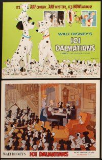 6w017 ONE HUNDRED & ONE DALMATIANS 9 LCs R69 most classic Walt Disney canine family cartoon!