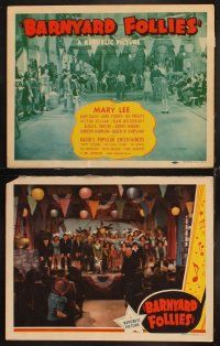 6w040 BARNYARD FOLLIES 8 LCs '40 Mary Lee, Rufe Davis country western musical!