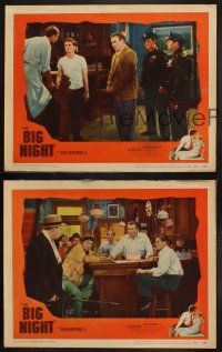 6w555 BIG NIGHT 3 LCs '51 John Drew Barrymore, Preston Foster, Joseph Losey film noir!
