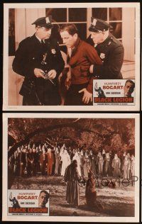 6w400 BLACK LEGION 4 LCs R56 border art of smoking Humphrey Bogart & klansman w/whip!