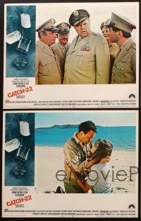 6w411 CATCH 22 4 LCs '70 Alan Arkin, Orson Welles, directed by Mike Nichols, Joseph Heller!