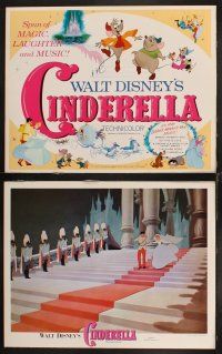 6w080 CINDERELLA 8 LCs R73 Walt Disney classic romantic musical fantasy cartoon!