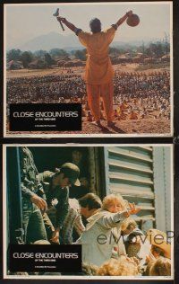 6w417 CLOSE ENCOUNTERS OF THE THIRD KIND 4 LCs '77 Spielberg's sci-fi classic!