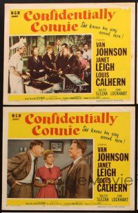 6w320 CONFIDENTIALLY CONNIE 5 LCs '53 Janet Leigh, Van Johnson & Louis Calhern!