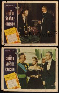 6w587 COUNT OF MONTE CRISTO 3 LCs R48 Robert Donat as Edmond Dantes in action!