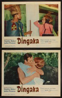 6w105 DINGAKA 8 LCs '65 Jamie Uys, Stanley Baker, Juliet Prowse, South African native tribe!