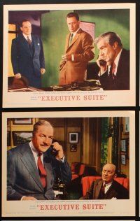 6w330 EXECUTIVE SUITE 5 LCs R62 William Holden, Barbara Stanwyck, Fredric March, Walter Pidgeon!