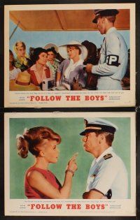 6w117 FOLLOW THE BOYS 8 LCs '63 Connie Francis sings and the whole Navy fleet swings!