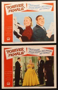 6w337 FOREVER FEMALE 5 LCs '54 Ginger Rogers, William Holden, Paul Douglas, Pat Crowley!
