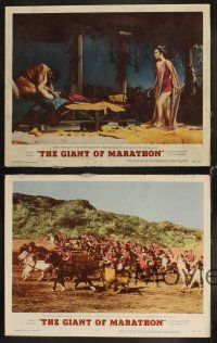 6w441 GIANT OF MARATHON 4 LCs '60 Tourneur & Bava's La Battaglia di Maratona, Mylene Demongeot!